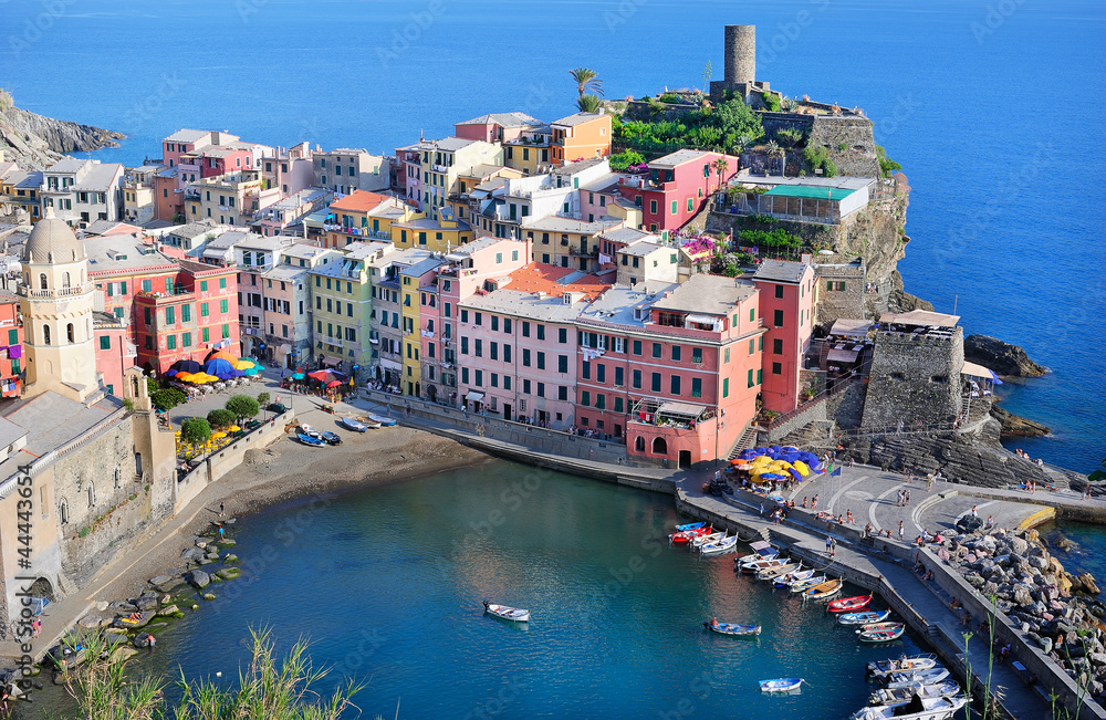 Beautiful view of Vernazza, Italy