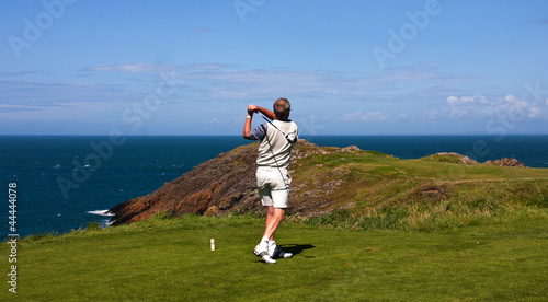 Porth Dinllaen Golfer photo