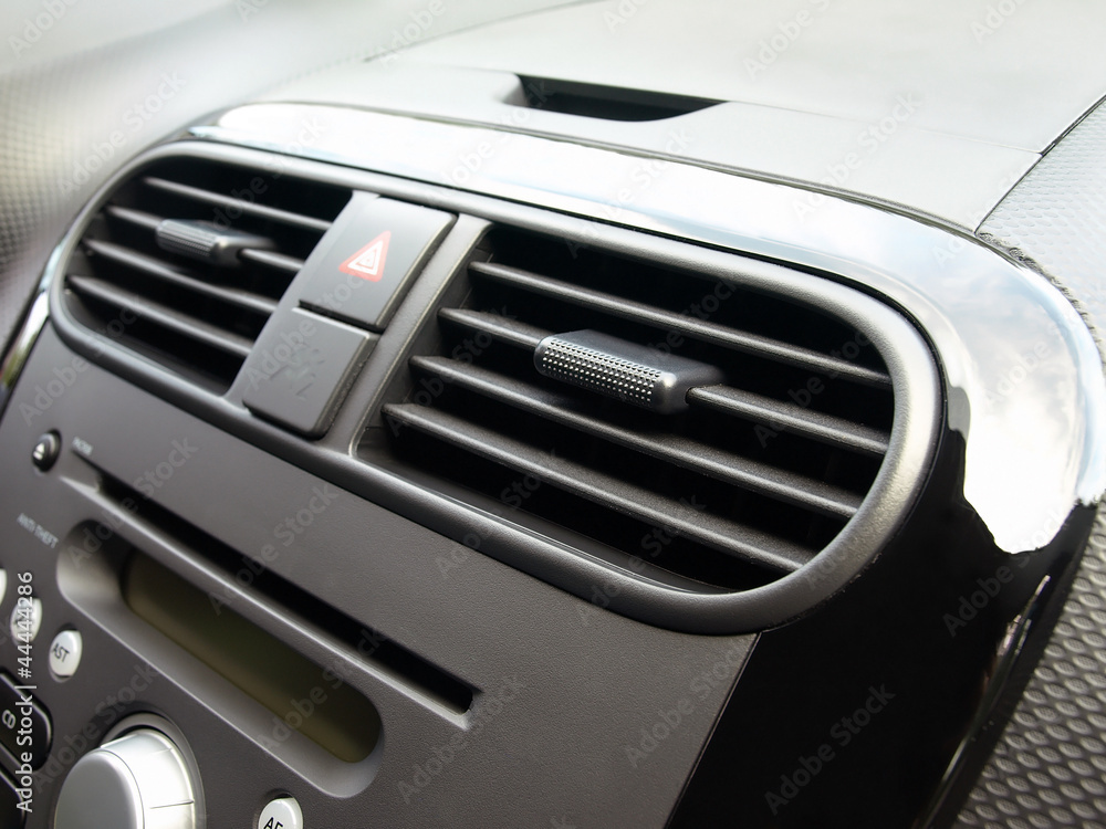 Air conditioner - modern, compact car.