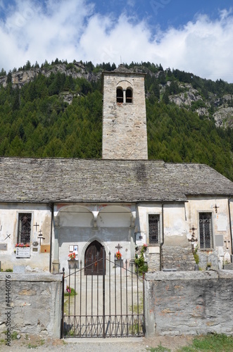 Fotografie Chiesa vecchia di Staffa a Macugnaga