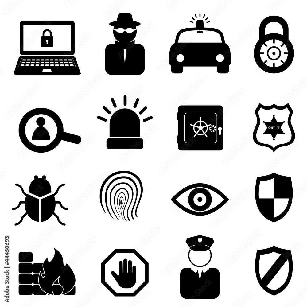 Security icon set Security icon set