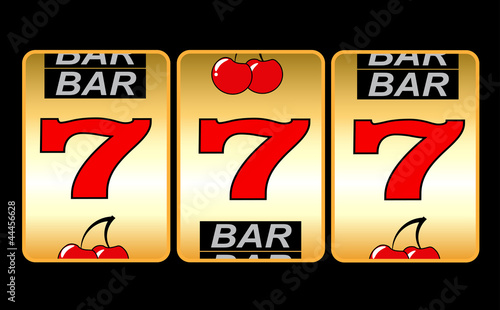 777. Winning in slot machine.