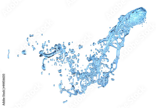 Obraz na plátně Water splash isolated