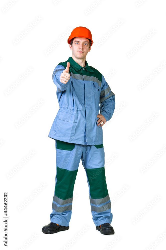 Picture of a young construction worker