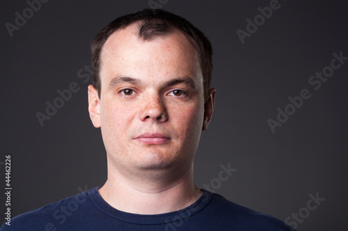 Portrait of adult confident guy