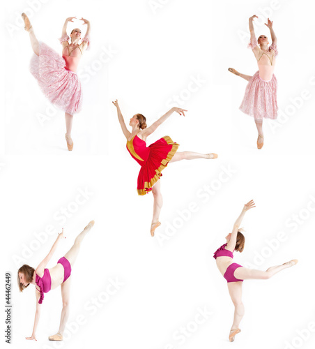 collage di ballerine di danza classica