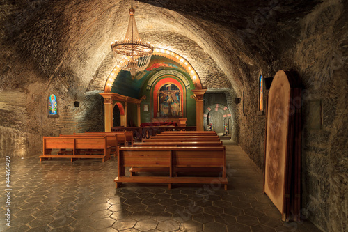 The St. John Chapel in the Wieliczka Salt Mine, Poland. #44466499