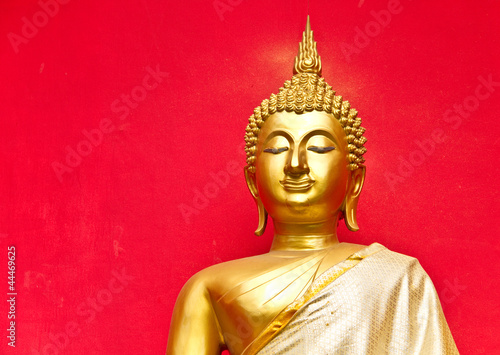 gold buddha in chiangmai Thailand