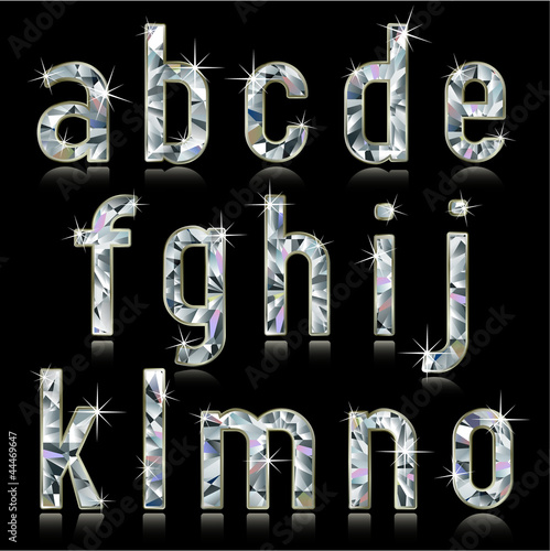 Diamond letters (lower case version)