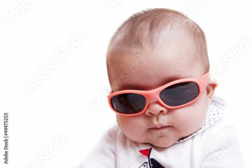 baby with sunglasses