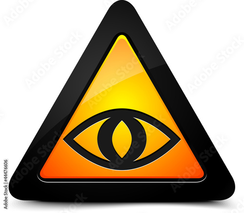 Eye in triangle