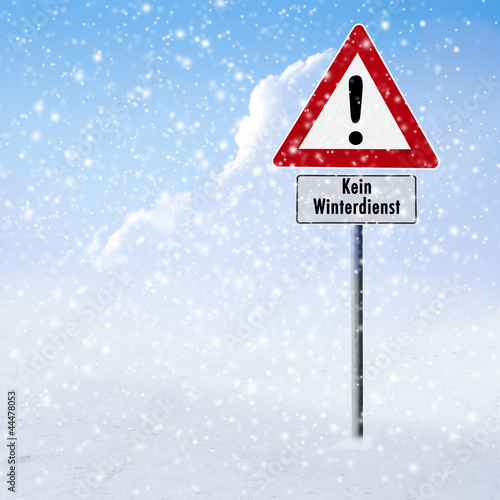 Kein Winterdienst