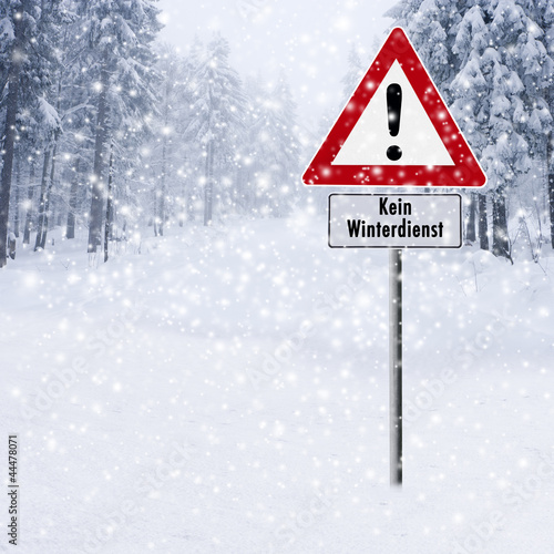 Kein Winterdienst