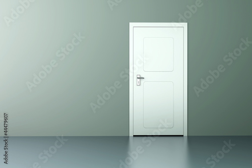 Foto Tür in leerem Zimmer