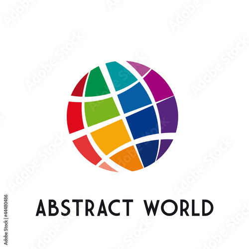 Logo ecological world # Vector