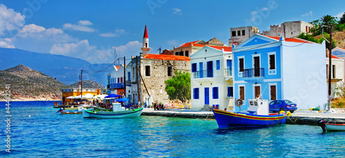 Most scenic and authentic greek islands - Kastelorizo in Dodecanese photo