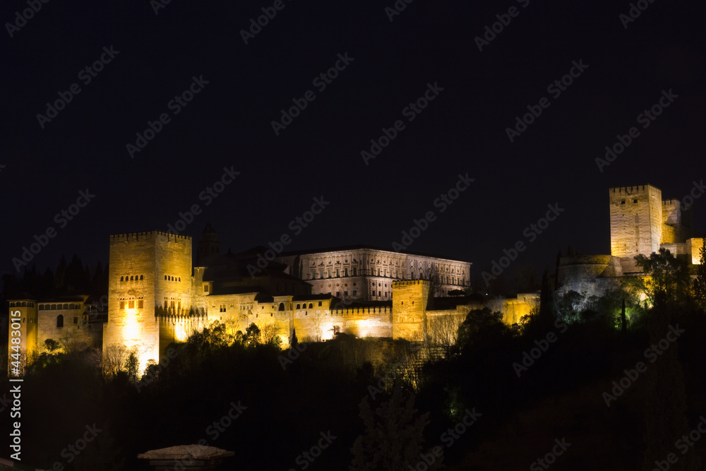 Granada by night.