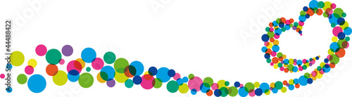 Banner love balls  - Banner cuore bolle