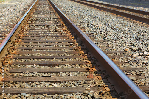 Two Sets of Train Tracks