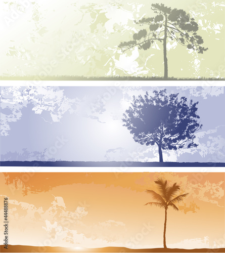 Horizontal backgrounds for design