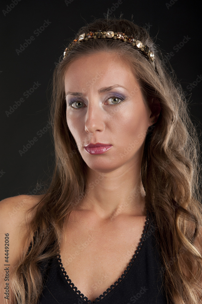 Portrait of a young beautiful woman Portrait of a young beautiful woman