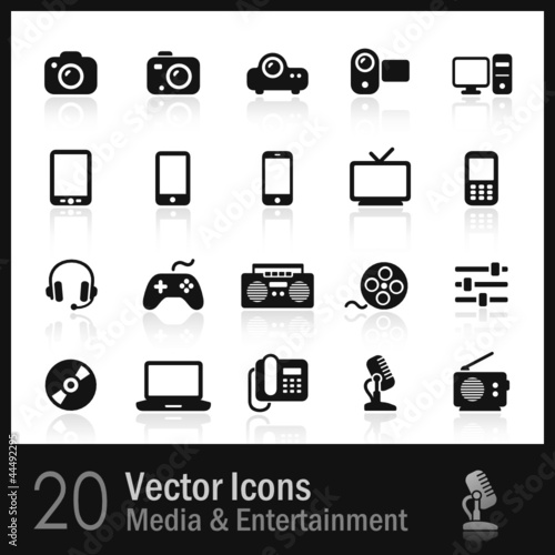 20 Media & Entertainment Icons