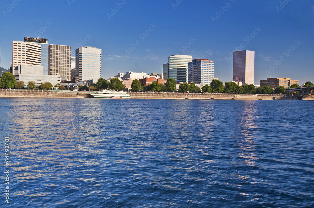 Obraz premium A beautiful view from east bank,portland