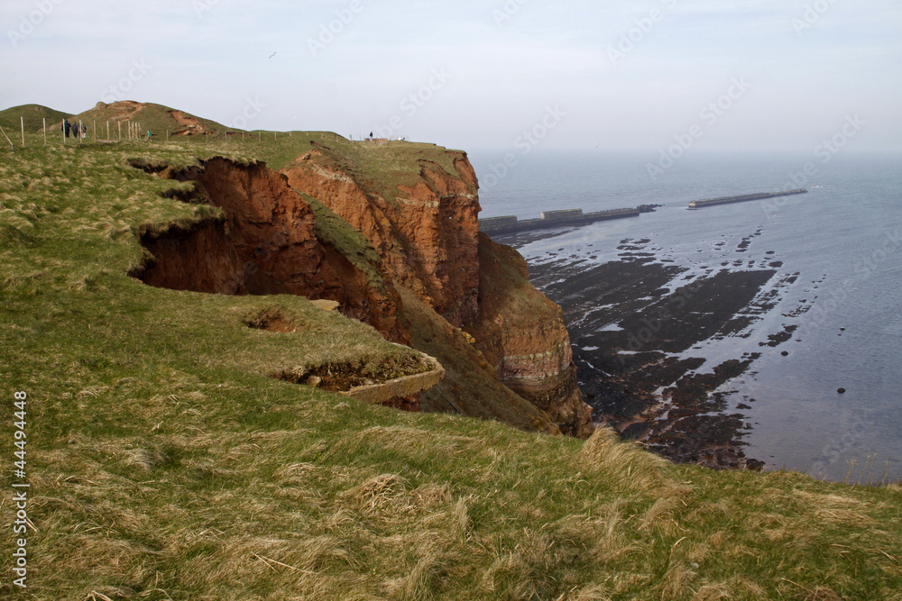 Fotografie Helgoland Felsenküste