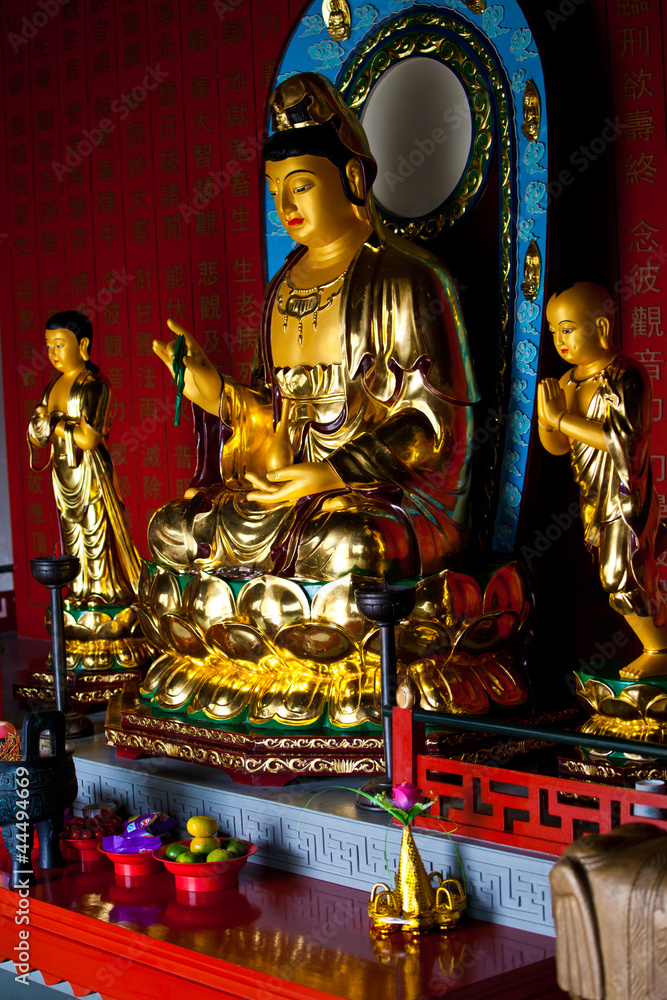 Fototapeta premium Goldener Buddha