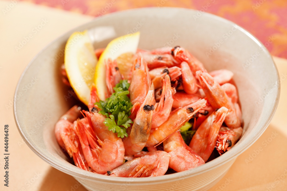 shrimps with lemon shrimps with lemon