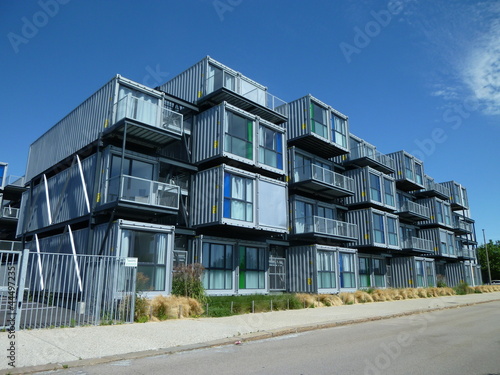 Immeuble containers Le Havre