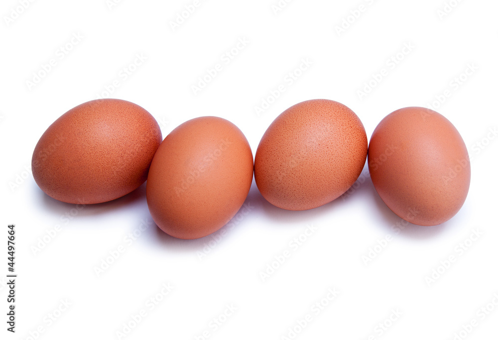 some chicken eggs isolated some chicken eggs isolated