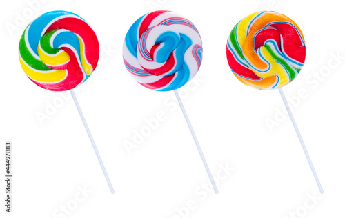 Set of three lollipops