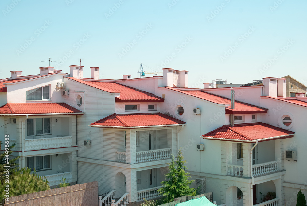 Fototapeta premium Group of houses