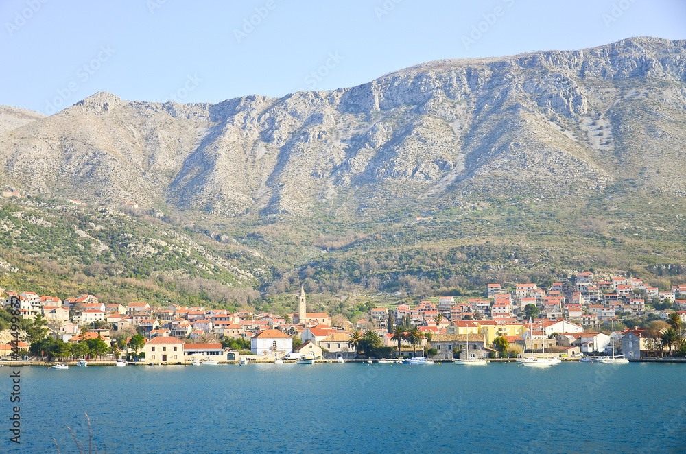 Town Omis in Croatia