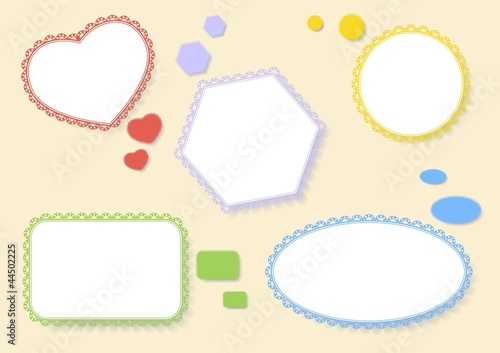 set of colored balloons