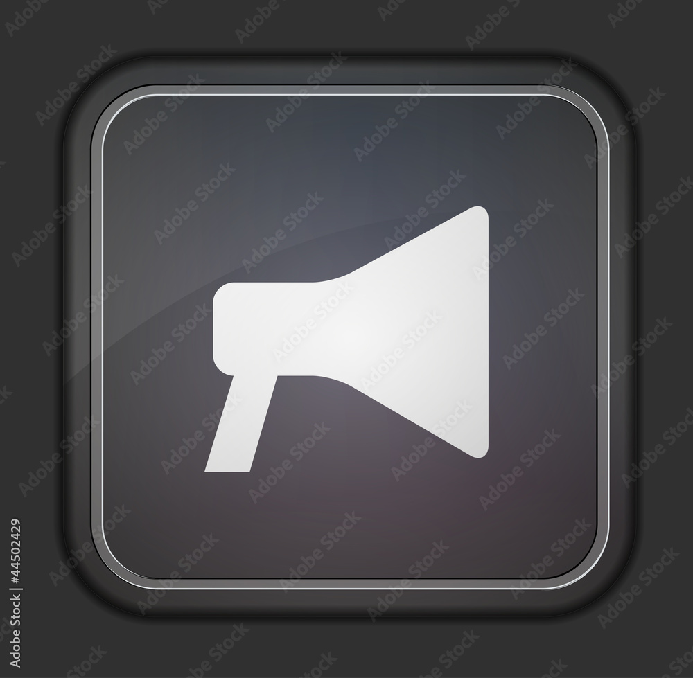 Vector version. loudspeaker icon. Vector version. loudspeaker icon.