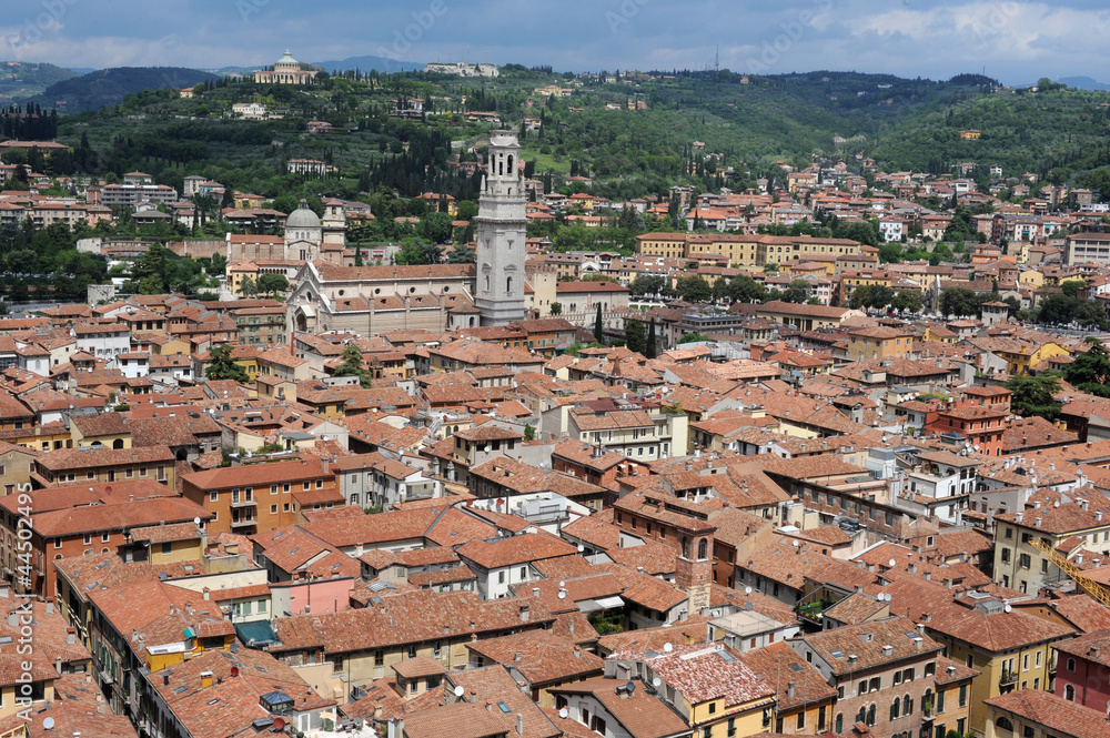 Vista sulla città di Verona, patrimonio mondiale UNESCO