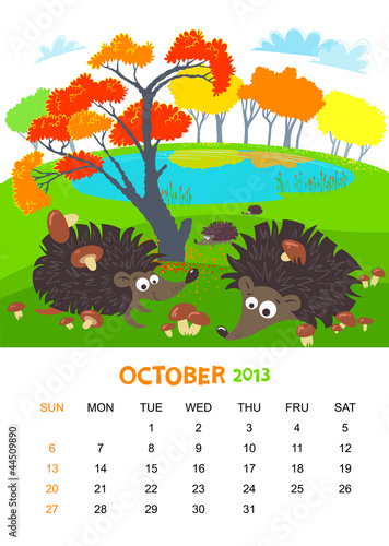 October