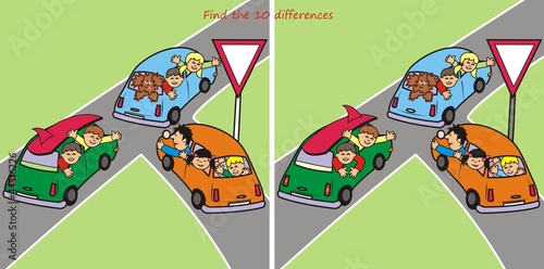 10 differences - cars