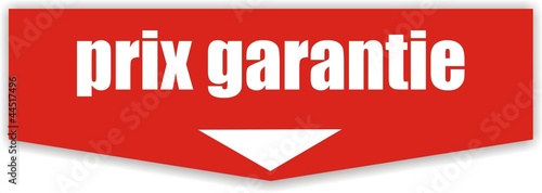 étiquette prix garantie