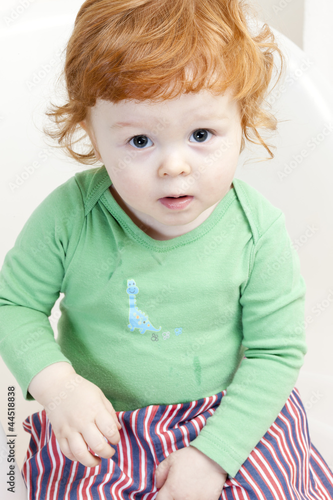 portrait of sitting little boy portrait of sitting little boy