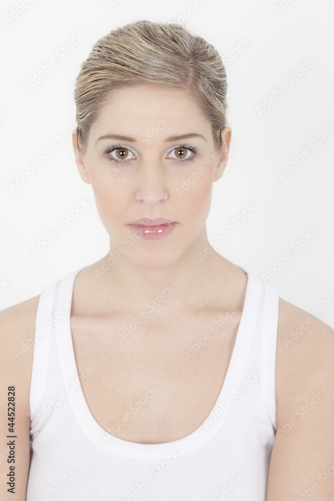 young woman's portrait young woman's portrait