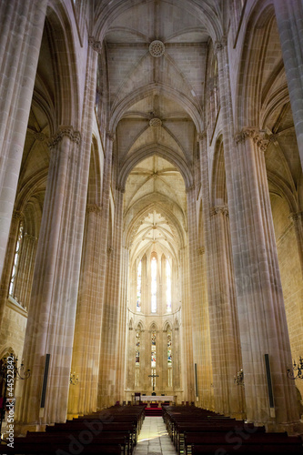 interior of Santa Maria da Vitoria Monastery,Batalha,Portugal