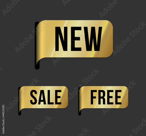 Modern  label – new, sale, free