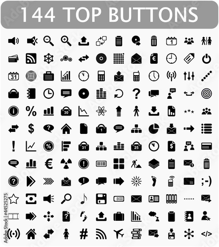 144 Top Buttons