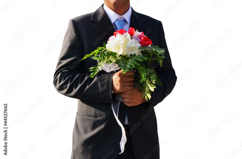 Groom waiting for the bride