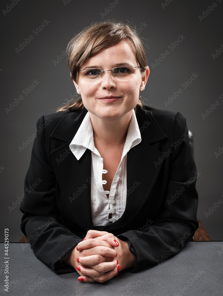 Friendly businesswoman Friendly businesswoman