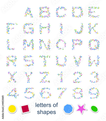 letters of shapes