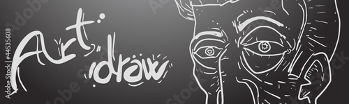 Art face banner